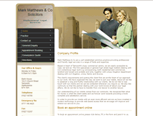 Tablet Screenshot of markmatthewssolicitors.co.uk